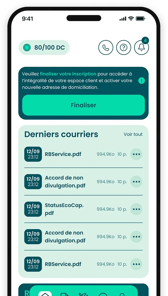 Numérisation du courrier IDOMYOU